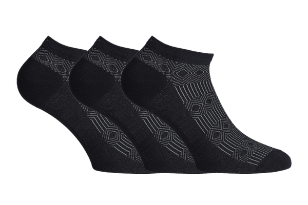 schuh black trainer socks 3 pack